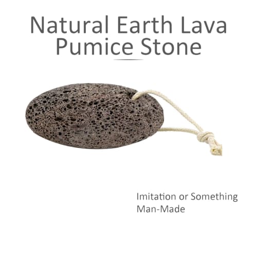Pasotim 2X Lava Pumice Stone, Foot Scrubber, Foot Pumice Stone, Dead Skin Removal (Random Colors and Shapes)
