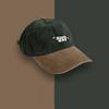 Niche contrasting color design cap personality fashionable outdoor retro sports hat soft top baseball cap men and women