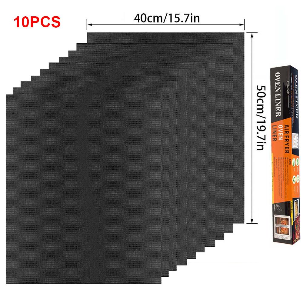 60*40cm Non-stick BBQ Grill Mat Baking Mat Barbecue Tool Cooking Grilling Sheet Heat Resistance Easily Cleaned Kitchen BBQ Tool