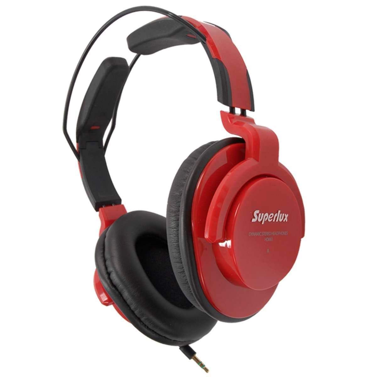 

Наушники-мониторы для студии закрытого типа Superlux Красные HD661 RED красный