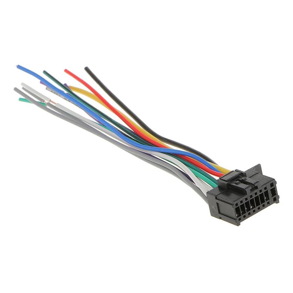 20Pin Radio Wiring Harnesses Plug Fit for DVD Stereo Power Speaker Wire Replacement Aftermarket