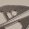 Car Interior For Subaru Forester 2013 2014 2015 2016 2017 2018 LHD/RHD 4pcs Soft Carbon Fiber Window Switch Buttons Panel Trim