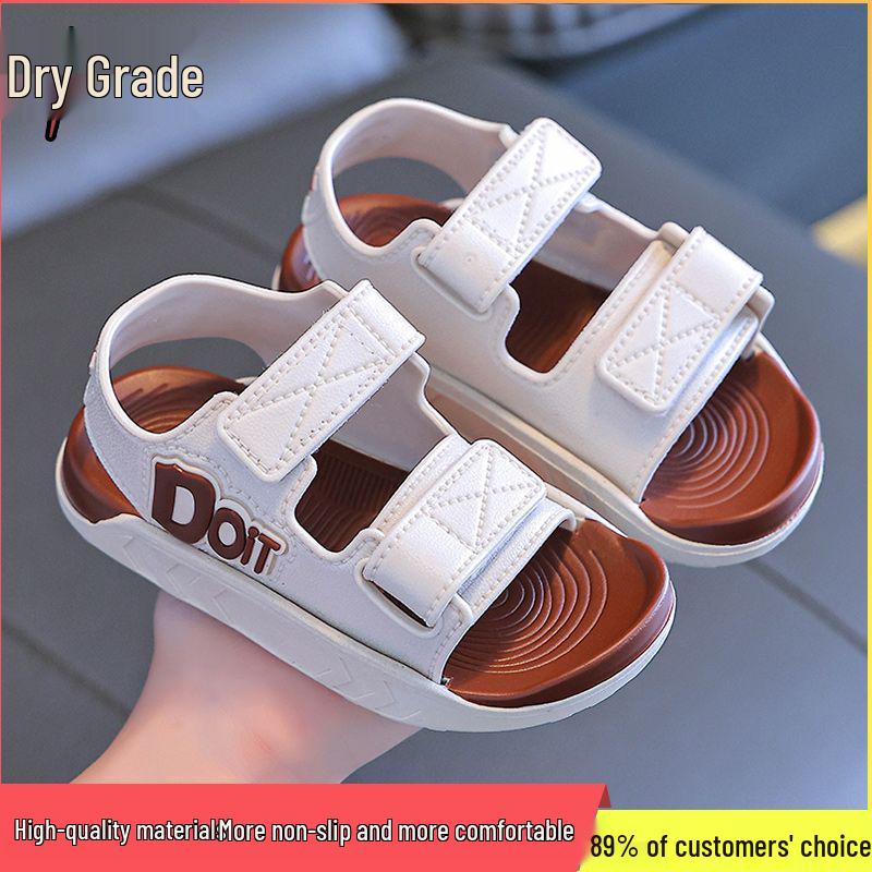 

Детские летние нескользящие сандалии с мягкой подошвой для мальчиков и девочек - Модная пляжная обувь для детей 21.5 cm