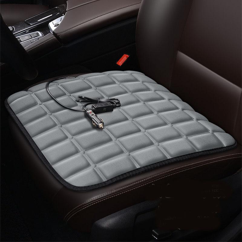 Universal 12V Car Heated Seat Cushion Electric Heating Car Seat Cushion Warm Winter USB/ Cigarette Lighter Heating Cushion Pad