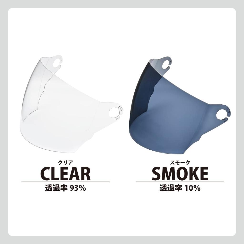 LEAD CR-720S Motorcycle Helmet Shield CR-720 / APRET, Clear, UV Protection, High Strength Shield