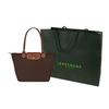 LONGCHAMP Le Pliage Polyamide Canvas Dumpling Bag Handbag , Shoulder Bag Regular Women's Ebony (Unisex) Shoulder Bags 2605089P81