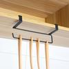 Cabinet Roll Paper Holder Paper Towel Hanger Iron Cabinet Hanging Rack