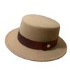 Autumn and Winter High-end New Women's Imitation Wool Top Hat Small Round Hat Fashion Top Hat Felt Hat French Flat Hat