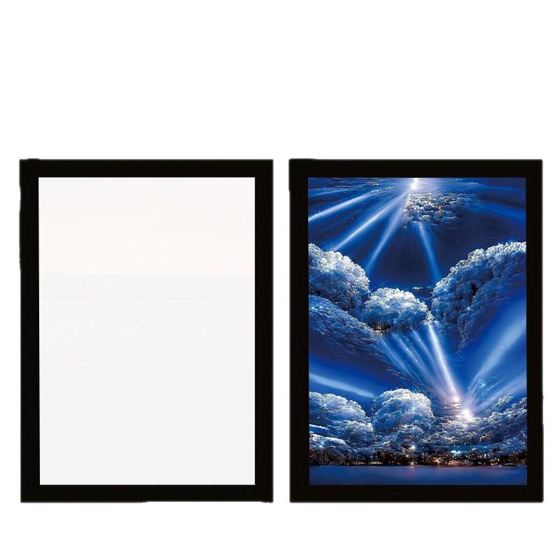 22cm/8.66in 3D Light Painting Starry Sky Acrylic Mirror LED Creativity Led Night Collectible Bedroom Decoration Desktop Display