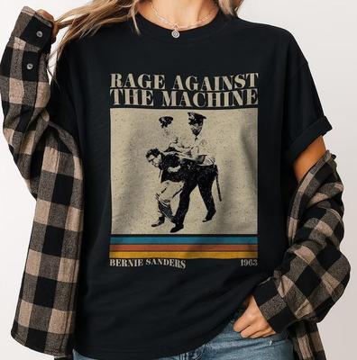 Bernie Sanders Shirt, Rage Against The Machine Shirt, Retro 90s Vintage Shirt Unisex T-Shirt