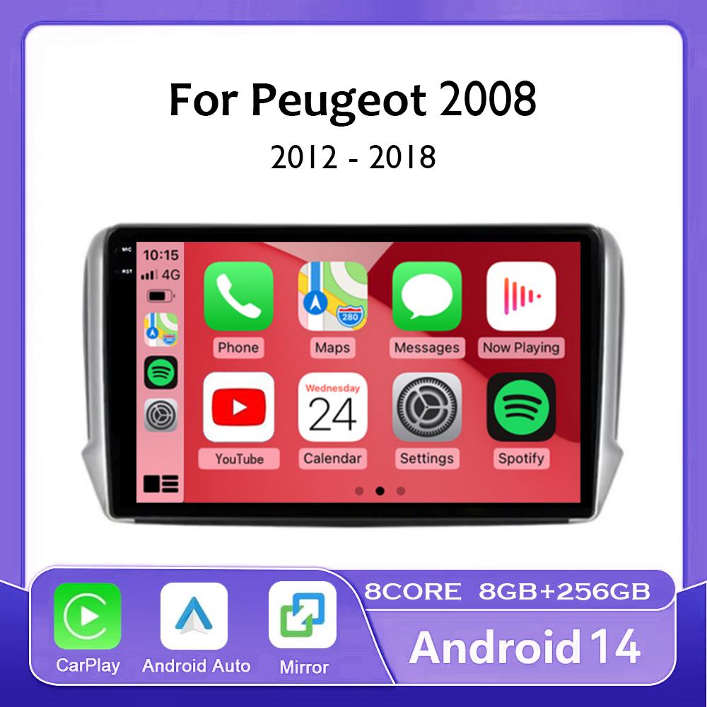 

Android 14 Car Radio Multimedia for Peugeot 2008 208 Series 2012-2018 Multimedia Player Navigation Auto Stereo 2K Touch Screen