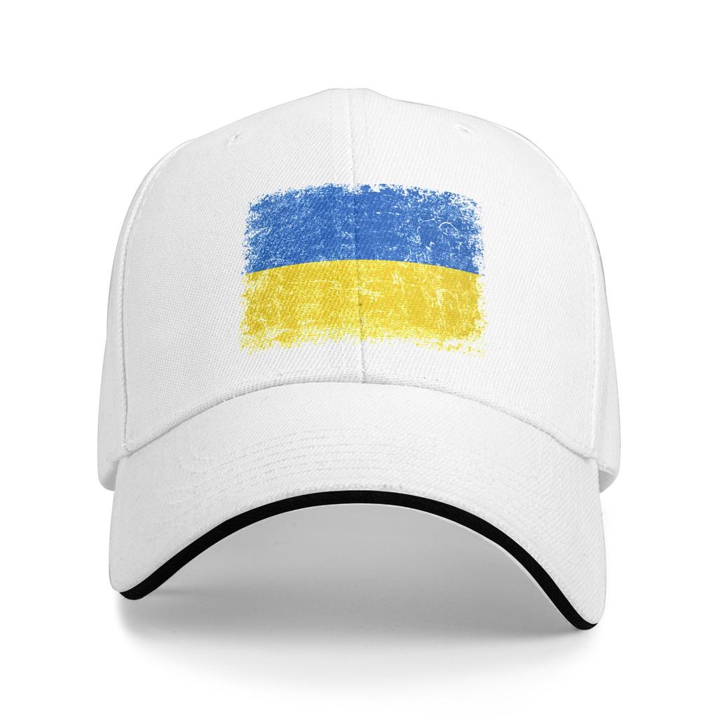 Vintage Ukraine Ukrainian Flag Pride Retro Style Baseball Cap  Classic Trucker Hat Summer Women Men Tennis Skate Baseball Caps