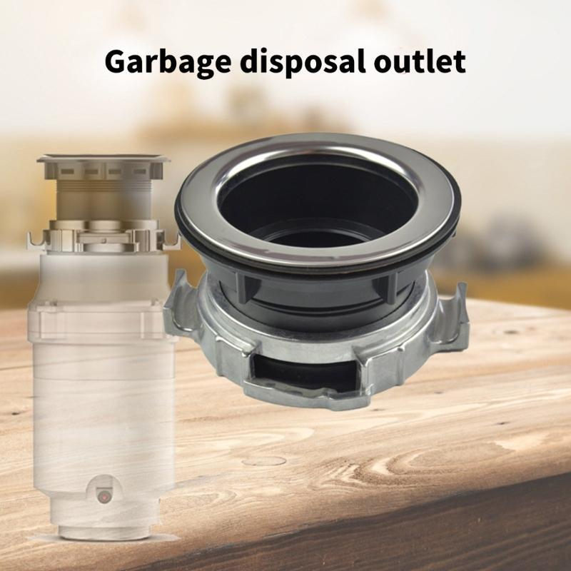 Food Waste Disposer Part Flange Drain Lock Nut Replacement Garbage Disposal Practical Easy Installation Leakproof