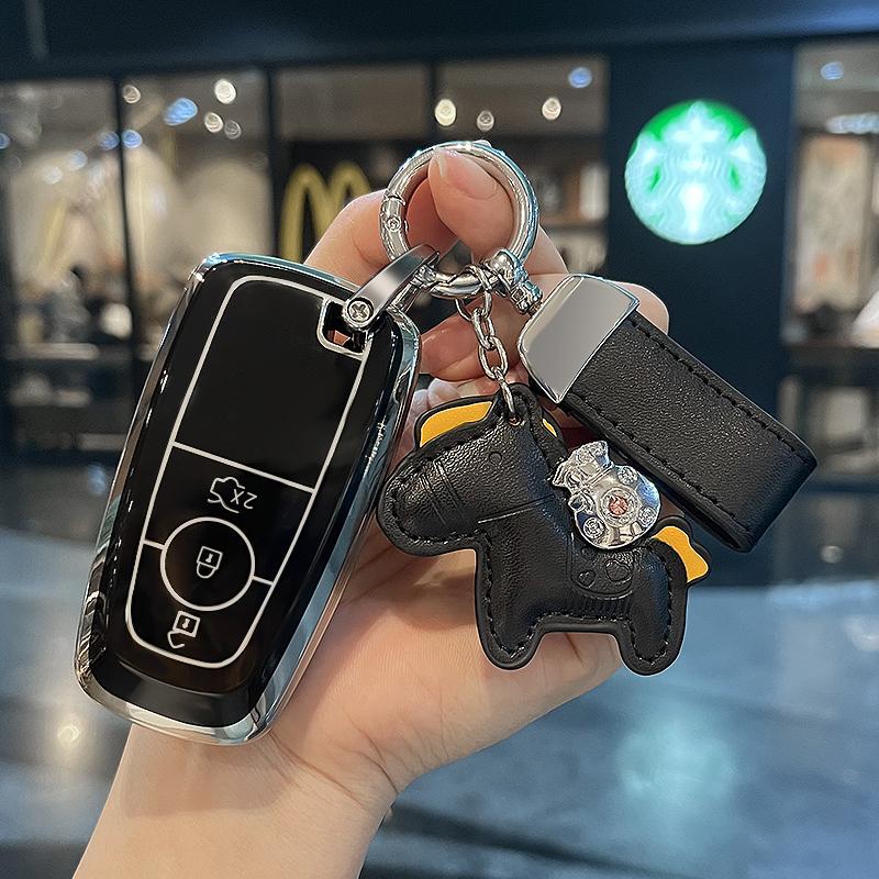 TPU Auto Fernbedienung Schlüsselhülle Schutzhülle Tasche Für Ford Mustang Explorer Fusion F150 F250 F350 2018 EcoSport Edge S-MAX Ranger