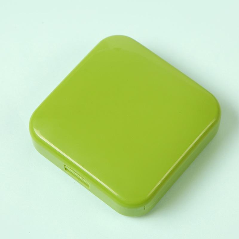 Mini Portable AM PM Pill Organizer Daily 2 Times Pill Case Travel Pill Box 2 Compartment Easy Open Vitamin Container for Pills