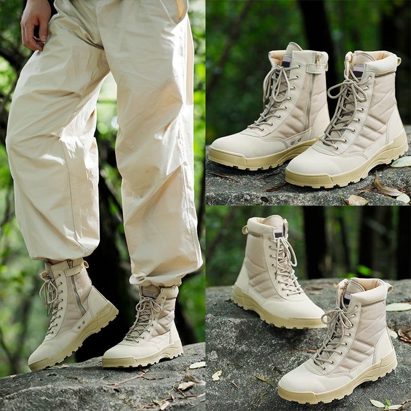 Training Boots Hiking Boots Mountaineering Shoes Wear-resistant Rubber Soles