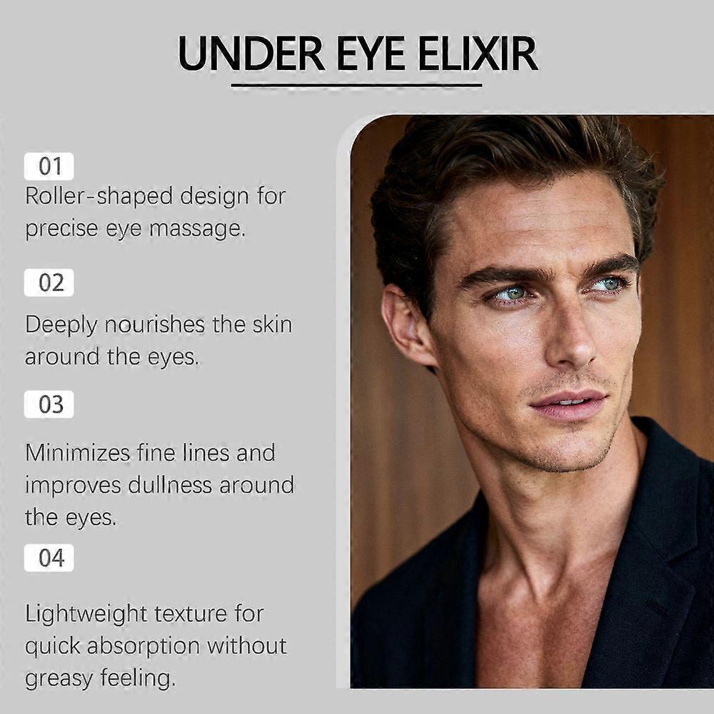 1-3X Retinol Men's Under Eye Serum Anti-Fatigue Lightening Dark Circles & Puffiness Anti-Aging Daily Eye Care Essential Hydrating