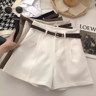 Shorts Damen Frühling und Sommer Neu Koreanische Version Klein und Dünn High-End A-Linie Weitbeinshorts