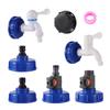 Adaptador de Drenaje IBC S60 Rosca Hembra 1/2"3/4" Adaptador de Tanque Acoplamiento Rápido para Manguera de 16mm Válvula de Grifo Adaptador Adaptador de Manguera de Jardín