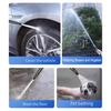 Adjustable Hose Nozzle High-Pressure Garden Hose Sprayer Booster Nozzle Rust-Proof for Car Wash
