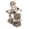 2026 Horse Sculpture Golden Collectible Collection Chinese Horse Decor for Home for Luck Rich Wealth Blessing Holiday Christmas