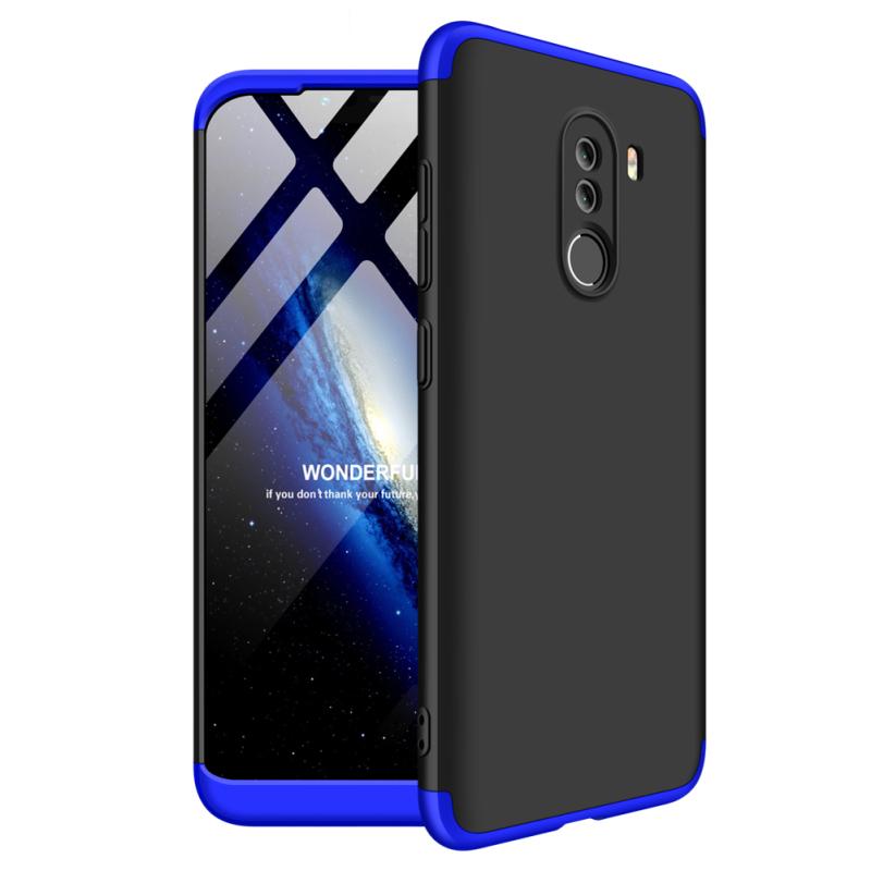 Per XIAOMI Pocophone F1 Cover Posteriore Ultra Sottile in PC Antiscivolo Antiurto Custodia Protettiva Integrale a 360 Gradi