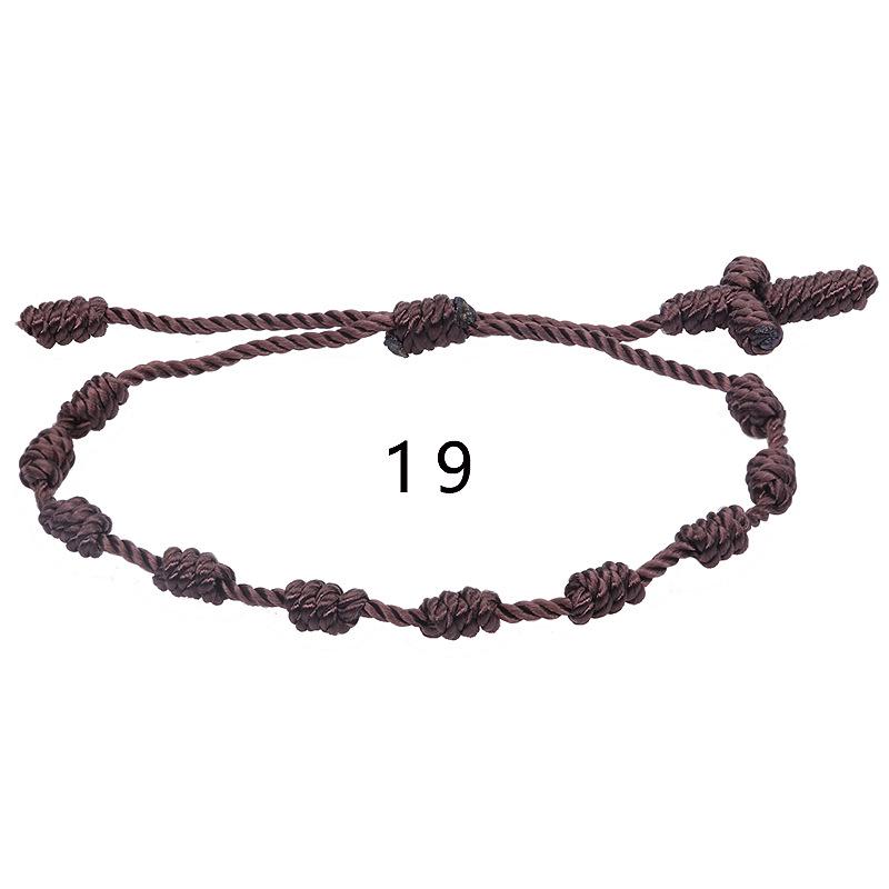 Multicolor Zodiac Friendship Bracelet for Parent-Child, Men & Women