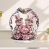 Crystal Ball Love Swan Rabbit Love Diamond Glass Texture Acrylic Desktop Decoration Ornament. Give It To Your Partner