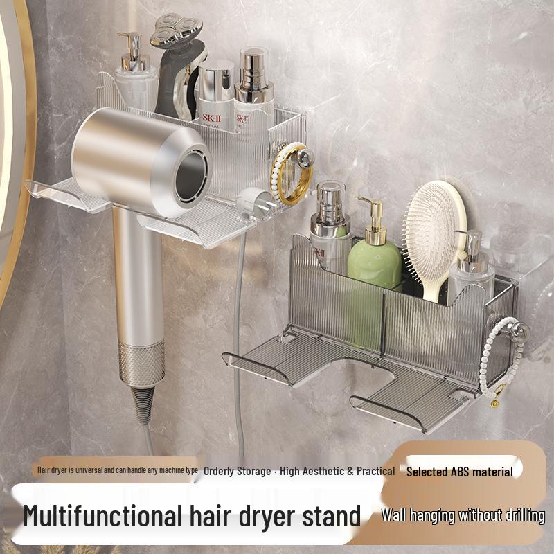 Ohne Bohren Haartrockner Aufbewahrungsregal für das Badezimmer