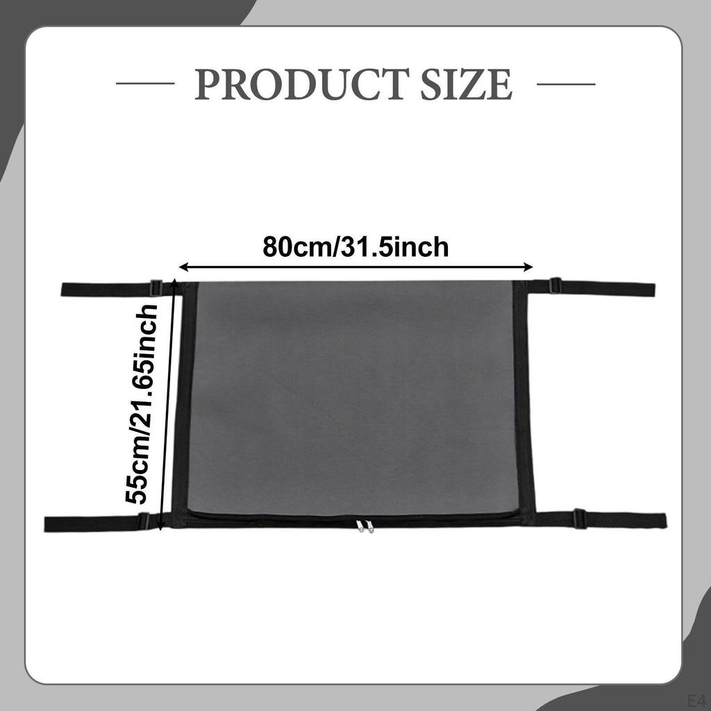 Auto Decke Top Aufbewahrungsorganizer mit Doppelreißverschluss Sandwich Hängenetz