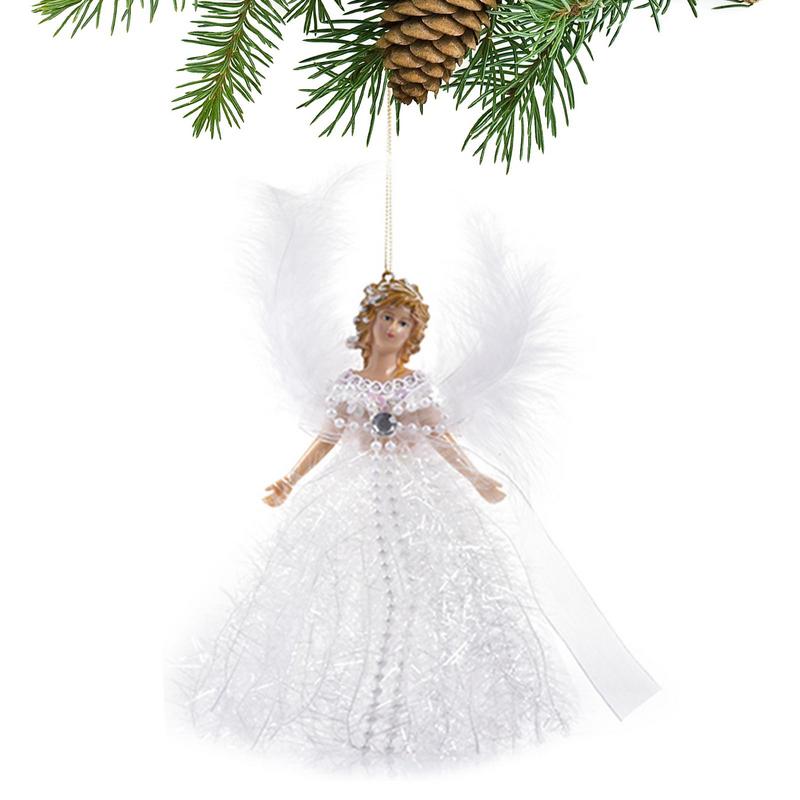 Angel Pendant Christmas Home Decoration Doll Lightweight Lovely Interesting Toys Ideal Gift Toddler Kids Christmas Tree Decor