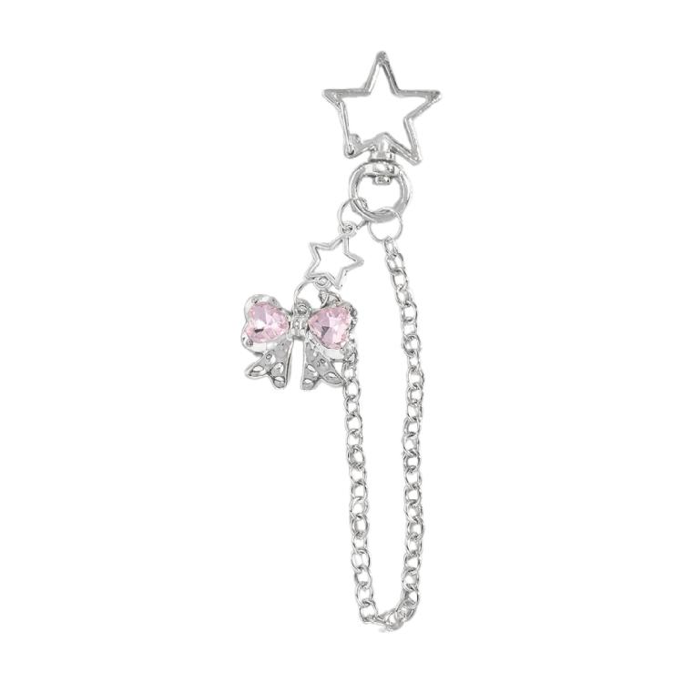 Стильный брелок Многофункциональные металлические брелоки Дьявольское Сердце/Луна Звезда/Бантик Брелок-подвеска для повседневного использования и вечеринок