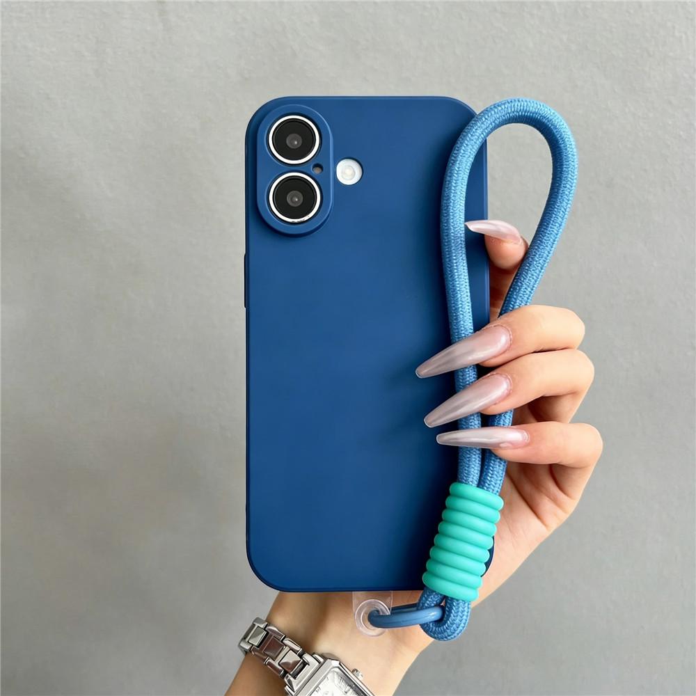 Rope Lanyard Strap Phone Case For Samsung A13 A23 A33 A53 A73 A52 A12 A22 A32 A52 A72 A11 A31 A51 A71 Matte Soft Silicone Cover