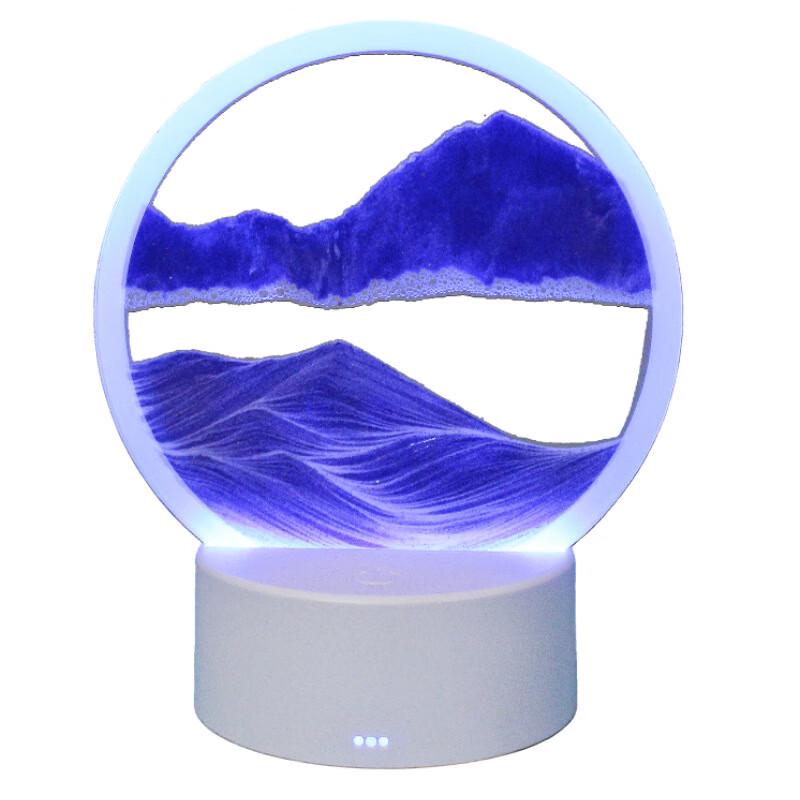 TLAKEHO 3D Dynamic Quicksand Art LED Night Light