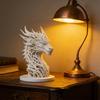 3D-gedruckte Fantasy-Drachenfigur Geschnitzte Drachenstatue Skulptur Heim Wohnzimmer Schlafzimmer Büro Dekoration Ornament