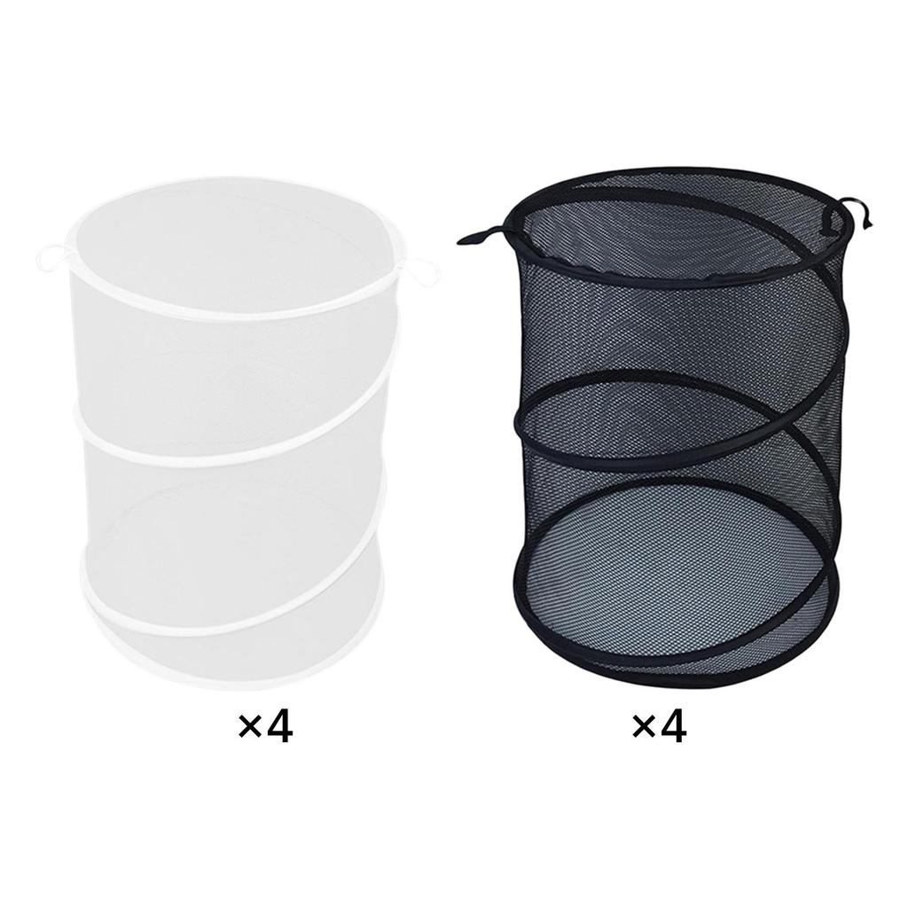 4x Mesh Plant Covers Plant Guards Net 20"H X 13"D Lightweight with Stakes for Raised Bed Multipurpose Protector Mini Greenhouse