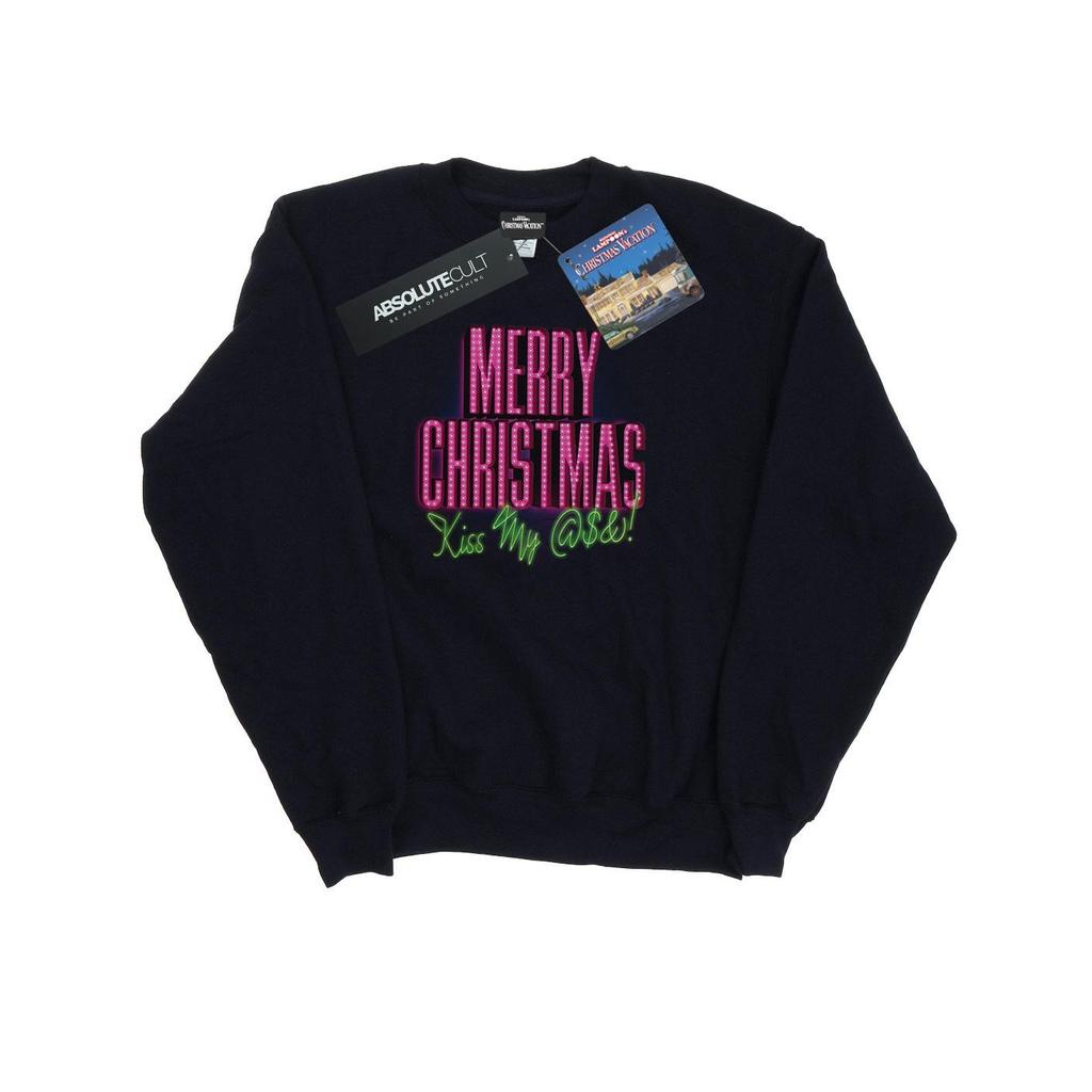National Lampoon´s Christmas Vacation Womens/Ladies Kiss My Ass Sweatshirt