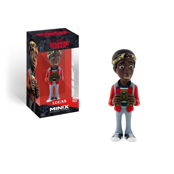 Figurine - MINIX - Lucas - 12 cm - PVC - Licence Stranger Things - Multicolore