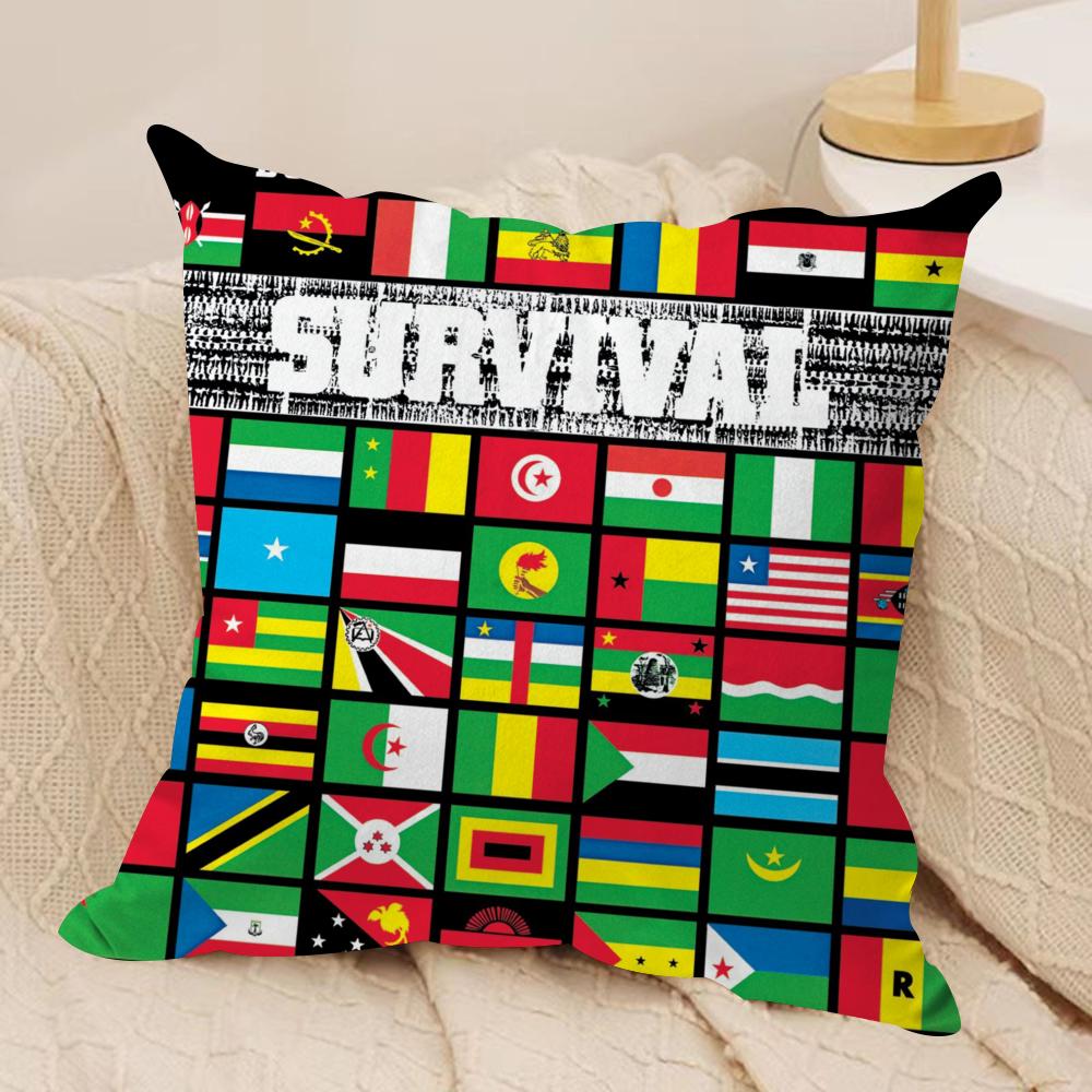 BobS Marley TThe Wailers Cushion Cover Soft Plush Fabric DoubleSided Printed Sofa Cushion Cover for All Seasons Home Decor