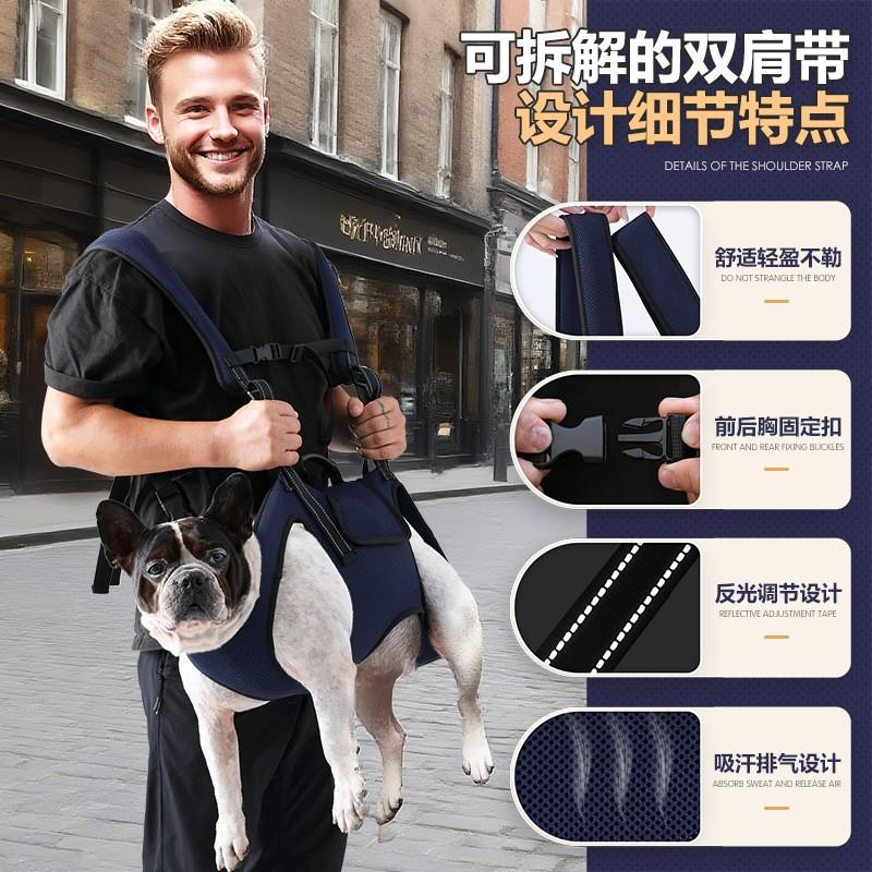 Comfortable Dog Backpack Carrier Medium To Large Dogs Breathable Adjustable Pet Travel Bag