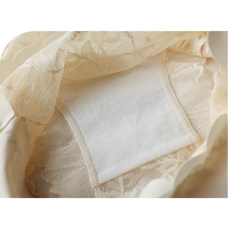 Sexy Lace Underwear Women High Waist Panties Floral Cross Slightly Cinched Lightweight Plastic Pants