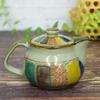 Stylish Kutani Ware Teapot with Paper Balloon Design, Ceramic, Made In Japan, with Tea Strainer Included