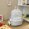 Schoolbag Korean version of the new sweet and cute lace large capacity junior high school student schoolbag polka dot small fresh backpack female