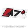1PC 3D Aluminum Car Rear Trunk Logo Tail Badge Sticker Decal For AUDI A3 A4 A5 A6 A7 A8 A3+ A4+ A5+ A6+ A7+ A8+  Letters Emblem