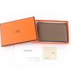 Pristine HERMES Coin Case Calvi Duo Card Case Evercolor Leather Women Used