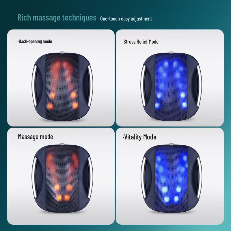 Philips Smart Lumbar & Back Massage Cushion with Heat