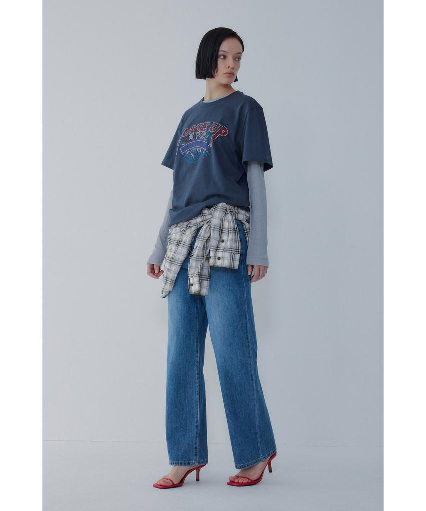 Bobeu Semi-Wide Denim Pants_Blue 7156255006
