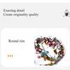 Double-layer Dried Flower Glass Cup High Temperature Resistant Coffee Cup with Handle Dried Flower Decorative Milk Breakfast Cup