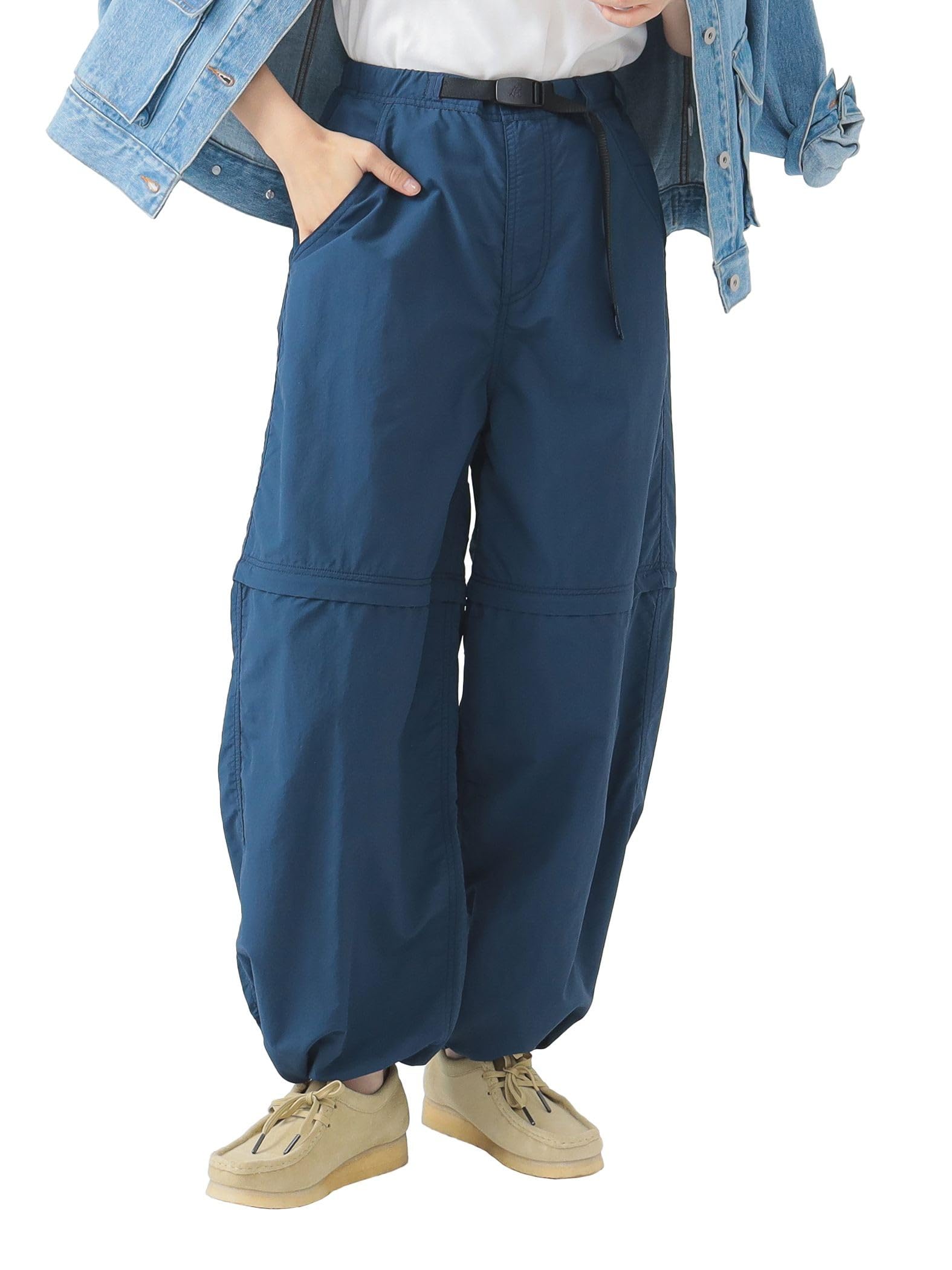 

В:MING LIFE STORE от BEAMS: Нейлоновые брюки Gramicci (Специальный заказ) Женский темно-синий, размер S-M