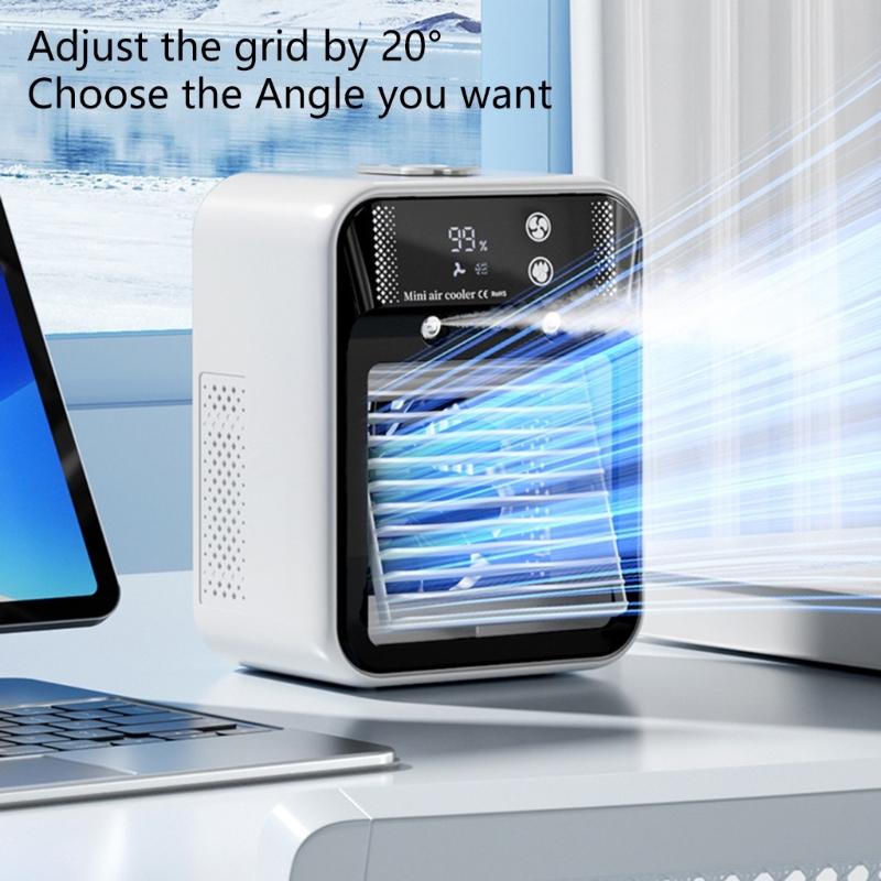 Portable Air Conditioner Air Cooling Fan Conditioning Mini Conditioner With 2 Speed For Outdoor Bedroom Indoor Outdoor